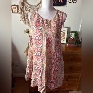 Rachel Zoe 100% linen mini dress with pockets